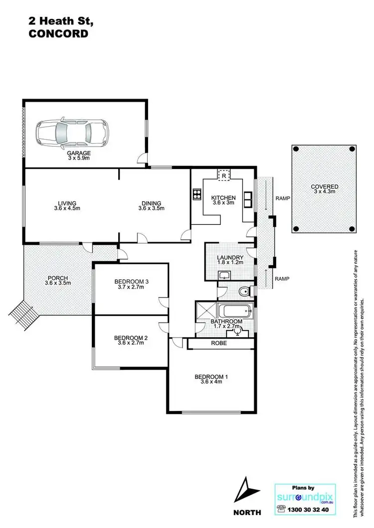 Floorplan of Homely house listing, 2 Heath Street, Concord NSW 2137