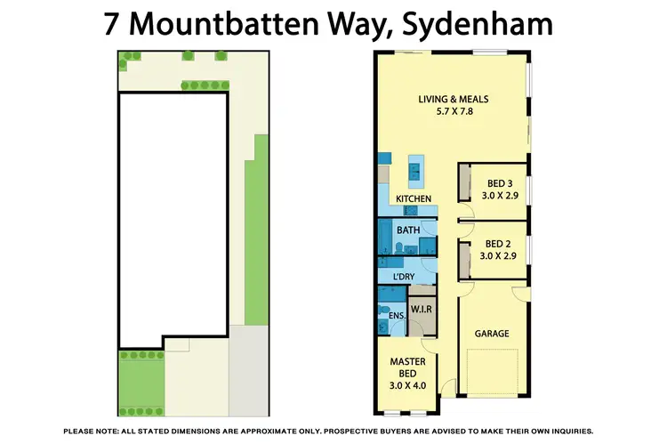 Floorplan of Homely house listing, 7 Mountbatten Way, Sydenham VIC 3037