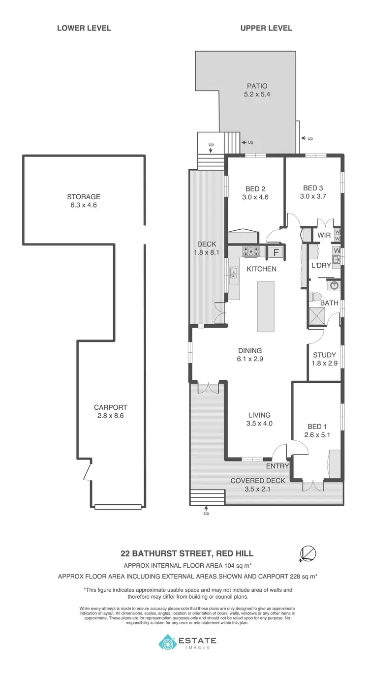 Floorplan of Homely house listing, 22 Bathurst Street, Red Hill QLD 4059