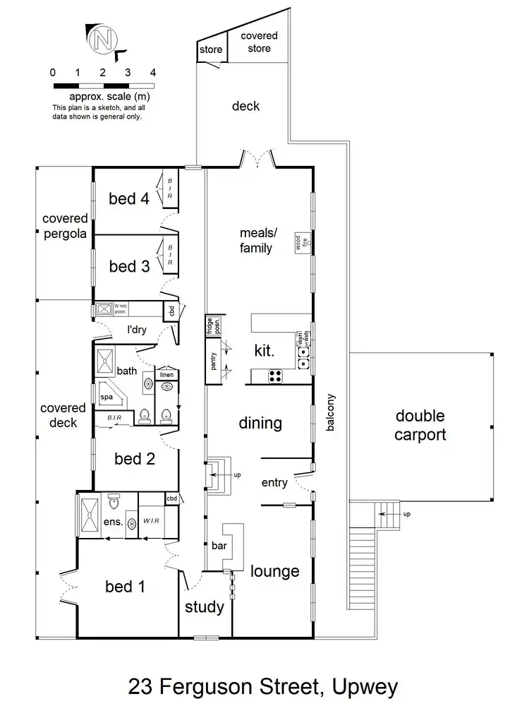 Floorplan of Homely house listing, 23 Ferguson Street, Upwey VIC 3158