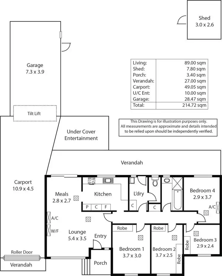 Floorplan of Homely house listing, 23 Marco Avenue, Ingle Farm SA 5098
