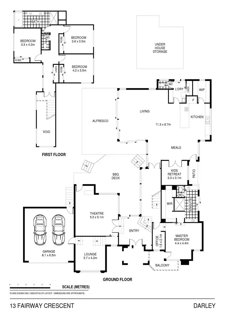 Floorplan of Homely house listing, 13 Fairway Crescent, Darley VIC 3340
