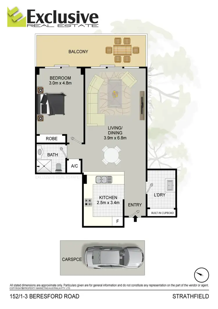 Floorplan of Homely apartment listing, 152/1-3 Beresford Road, Strathfield NSW 2135