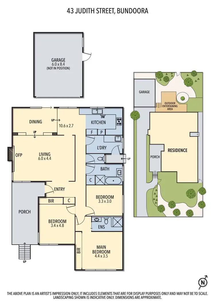 Floorplan of Homely house listing, 43 Judith Street, Bundoora VIC 3083