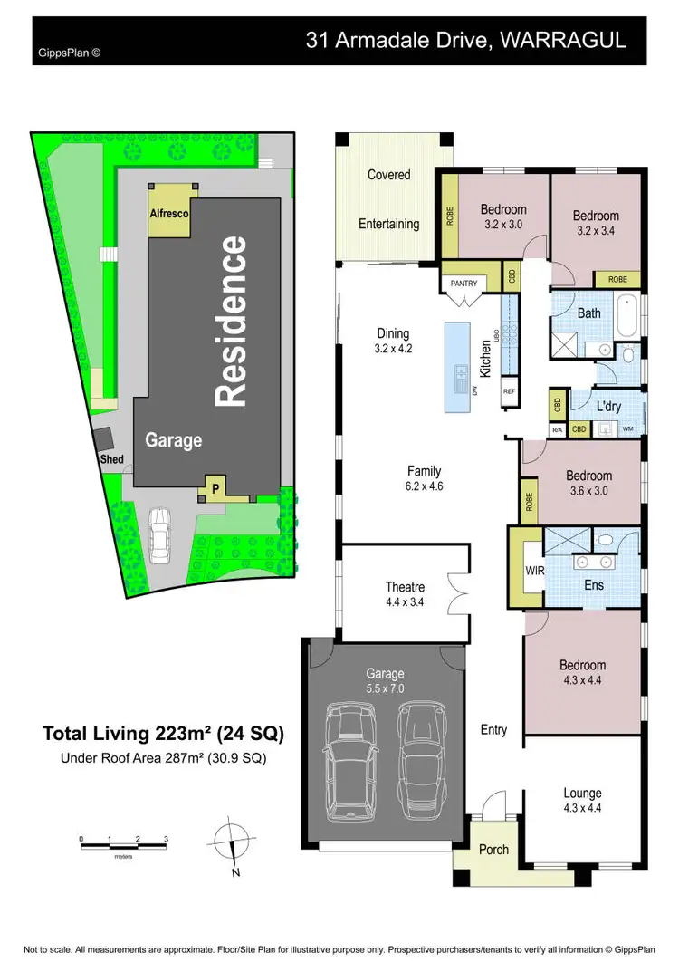 Floorplan of Homely house listing, 31 Armadale Drive, Warragul VIC 3820