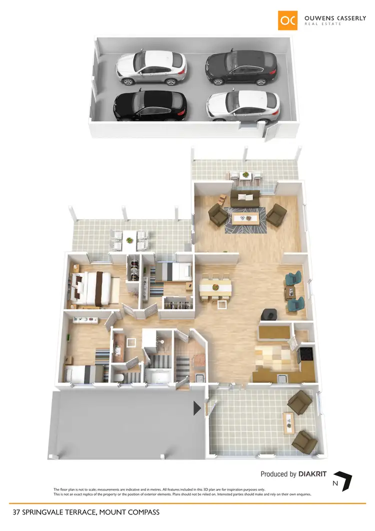 Floorplan of Homely house listing, 37 Springvale Terrace, Mount Compass SA 5210