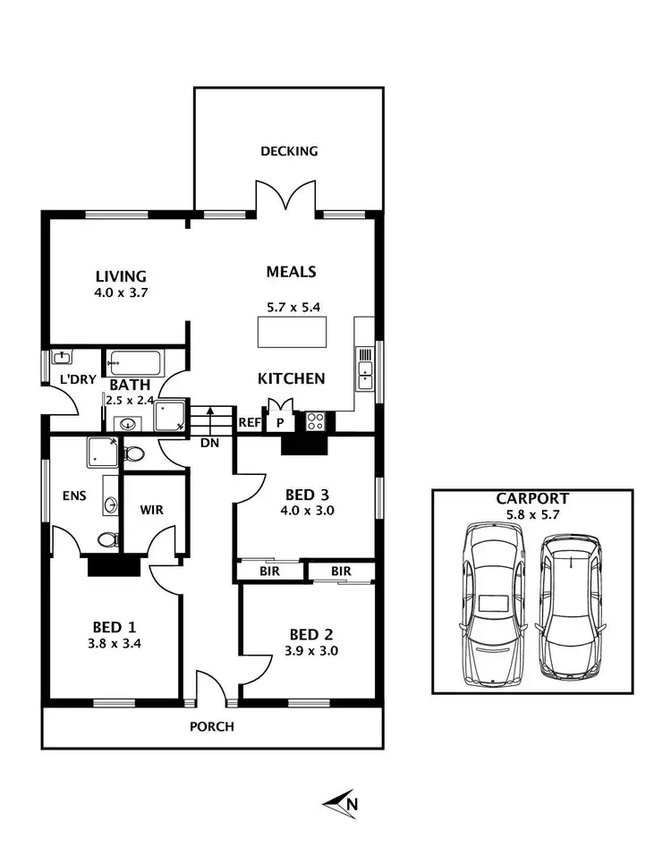 Floorplan of Homely house listing, 82A Main Road, Lancefield VIC 3435