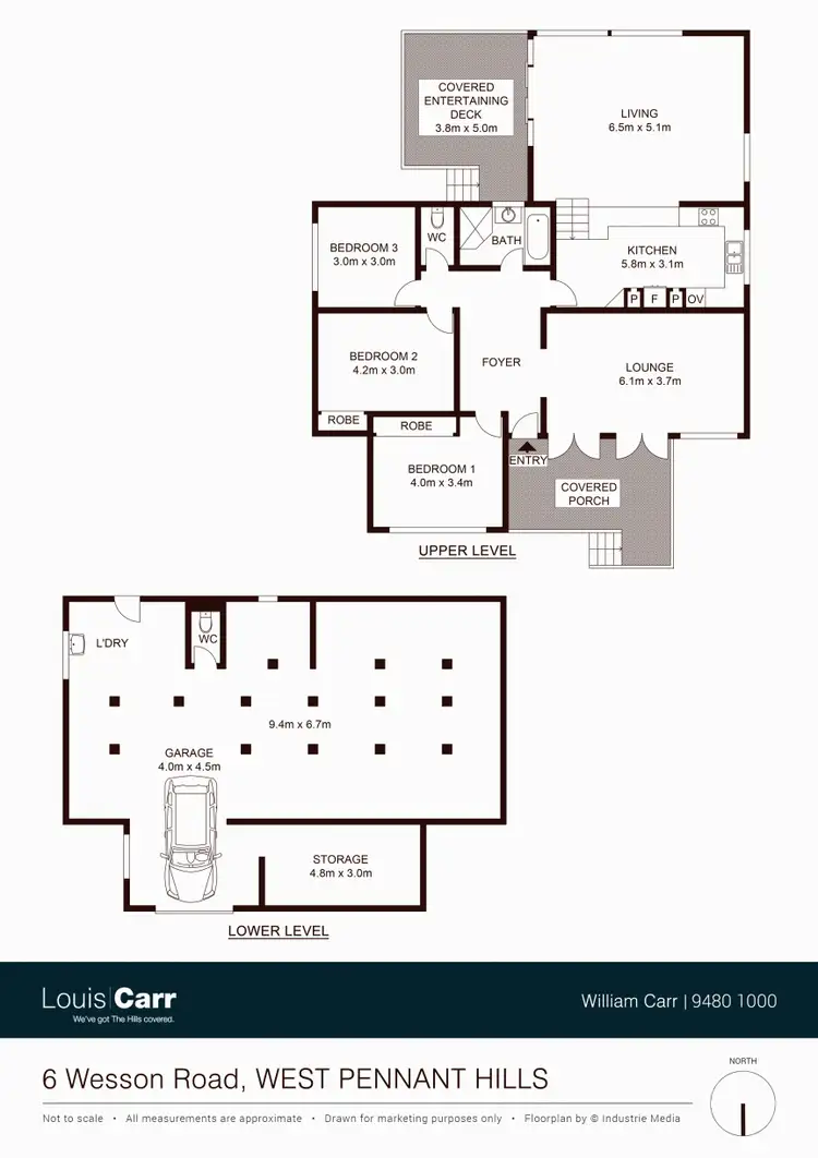 Floorplan of Homely house listing, 6 Wesson Road, West Pennant Hills NSW 2125