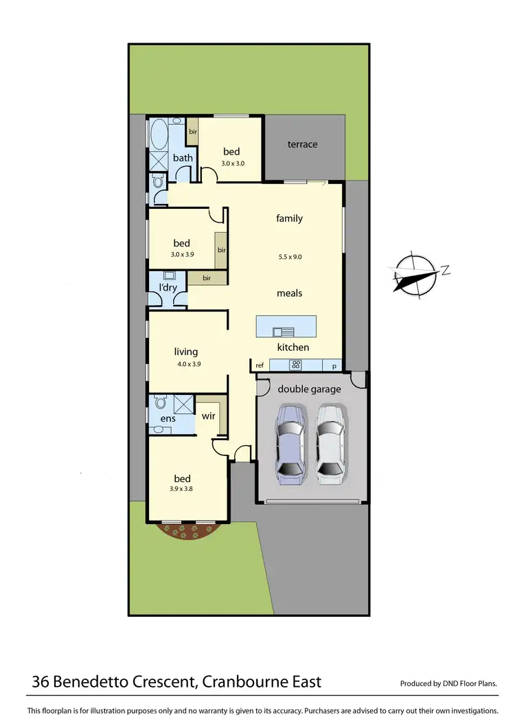 Floorplan of Homely house listing, 36 Benedetto Crescent, Cranbourne East VIC 3977