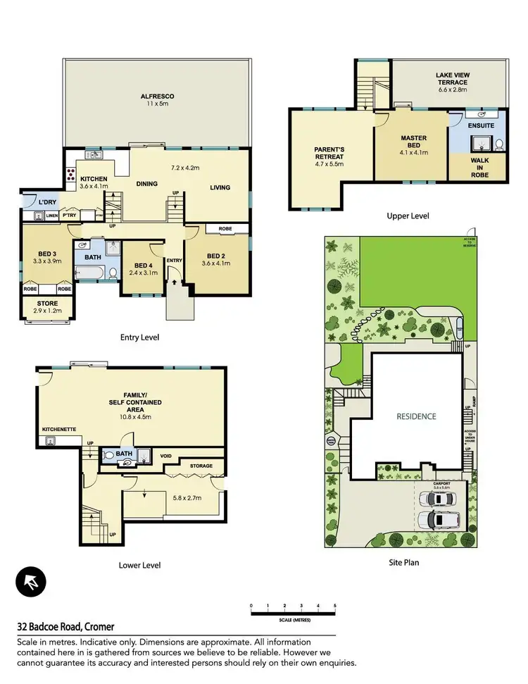 Floorplan of Homely house listing, 32 Badcoe Road, Cromer NSW 2099