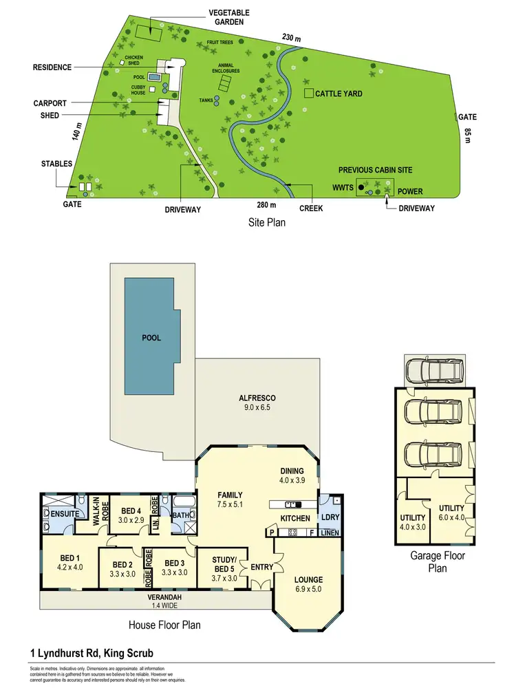 Floorplan of Homely house listing, 1 Lyndhurst Road, King Scrub QLD 4521
