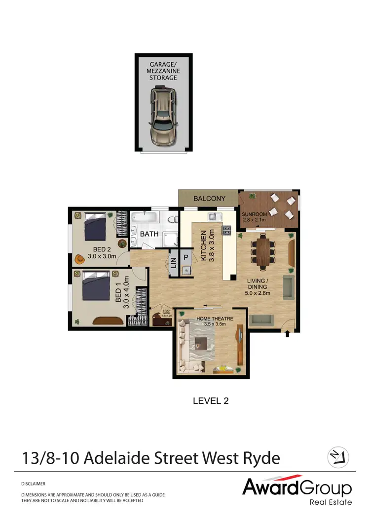 Floorplan of Homely unit listing, 13/8-10 Adelaide Street, West Ryde NSW 2114