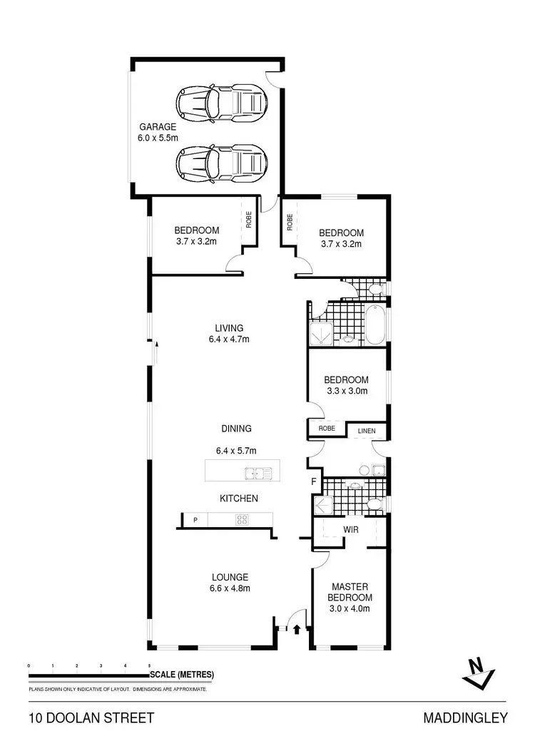 Floorplan of Homely house listing, 10 Doolan Street, Maddingley VIC 3340