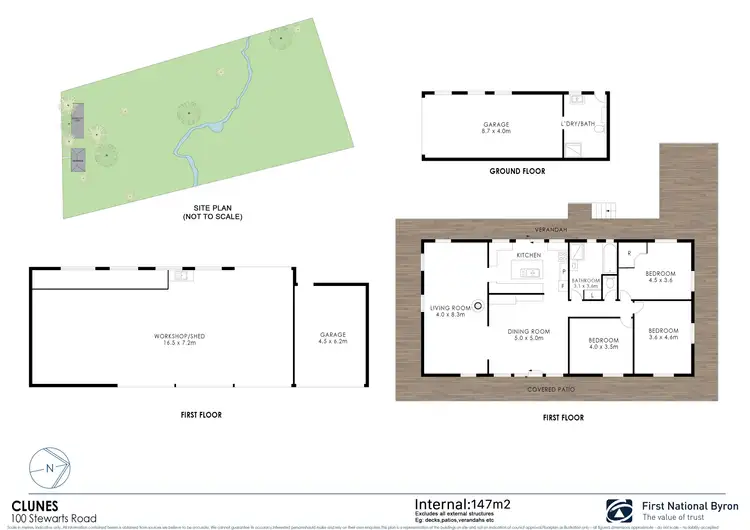 Floorplan of Homely house listing, 100 Stewarts Road, Clunes NSW 2480