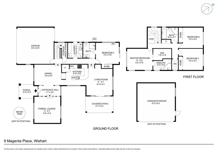 Floorplan of Homely house listing, 9 Magenta Place, Wishart QLD 4122