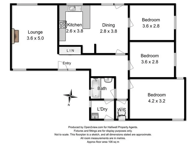 Floorplan of Homely house listing, 8 Harvil Way, Devonport TAS 7310