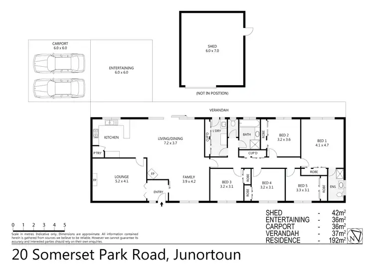 Floorplan of Homely house listing, 20 Somerset Park Road, Junortoun VIC 3551