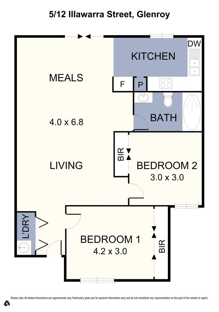 Floorplan of Homely villa listing, 5/12 Illawarra Street, Glenroy VIC 3046