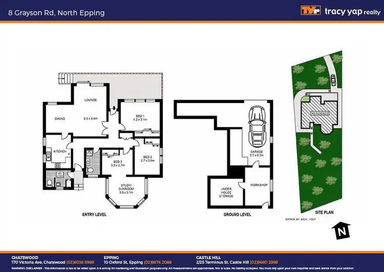 Floorplan of Homely house listing, 8 Grayson Road, North Epping NSW 2121