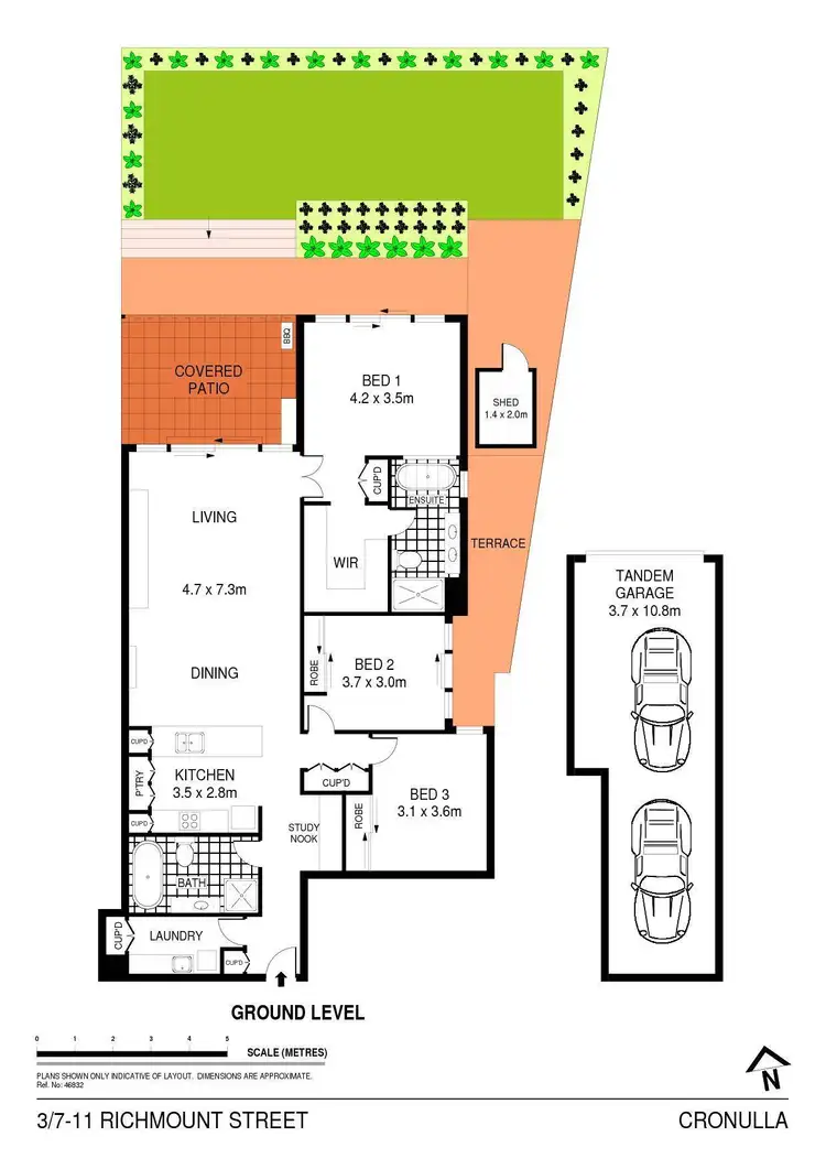 Floorplan of Homely apartment listing, 3/7 Richmount Street, Cronulla NSW 2230