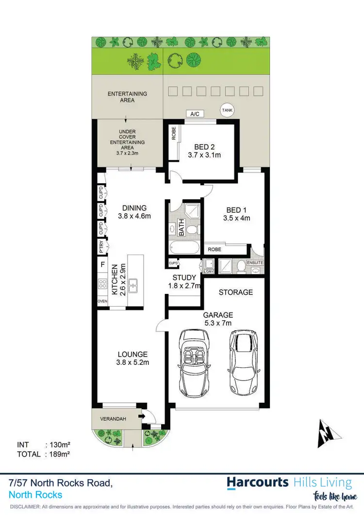 Floorplan of Homely townhouse listing, 7/57-61 North Rocks Road, North Rocks NSW 2151