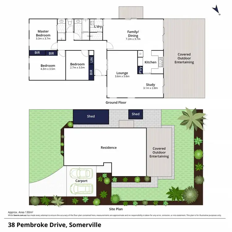 Floorplan of Homely house listing, 38 Pembroke Drive, Somerville VIC 3912