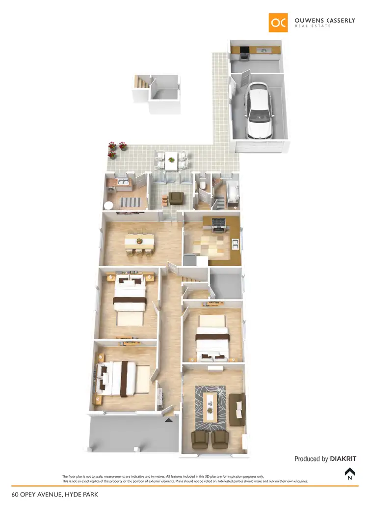 Floorplan of Homely house listing, 60 Opey Avenue, Hyde Park SA 5061