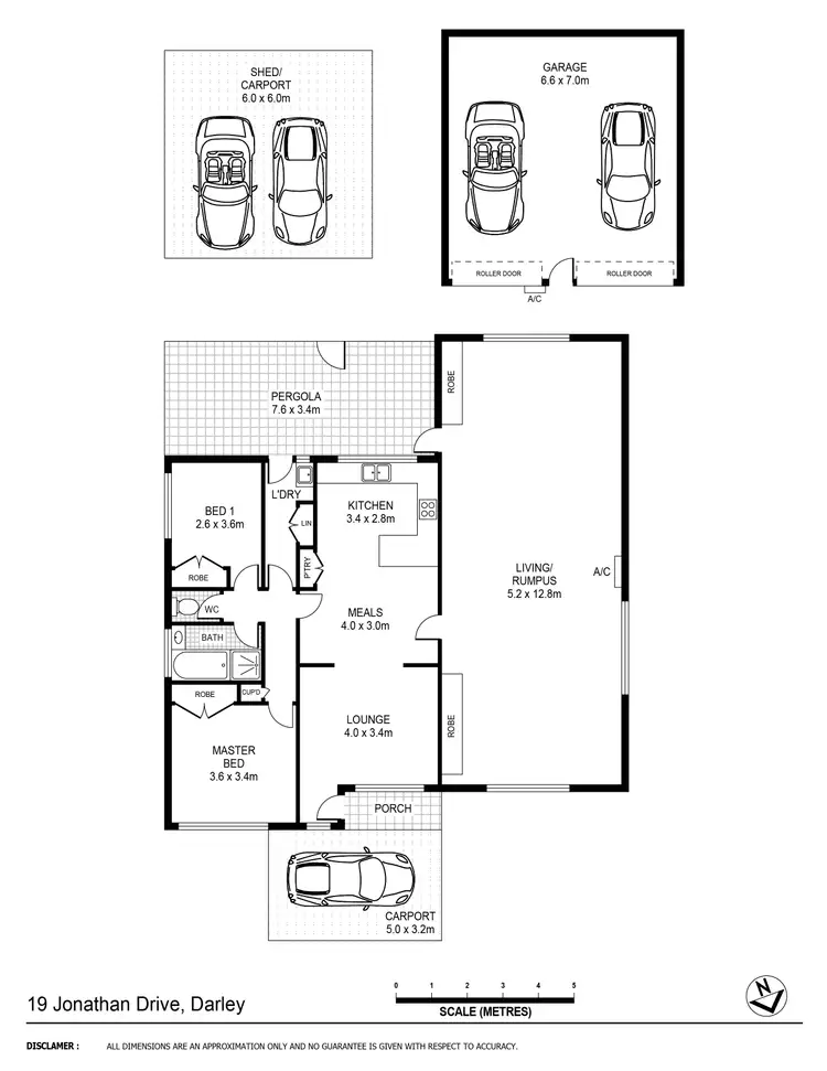 Floorplan of Homely house listing, 19 Jonathan Drive, Darley VIC 3340
