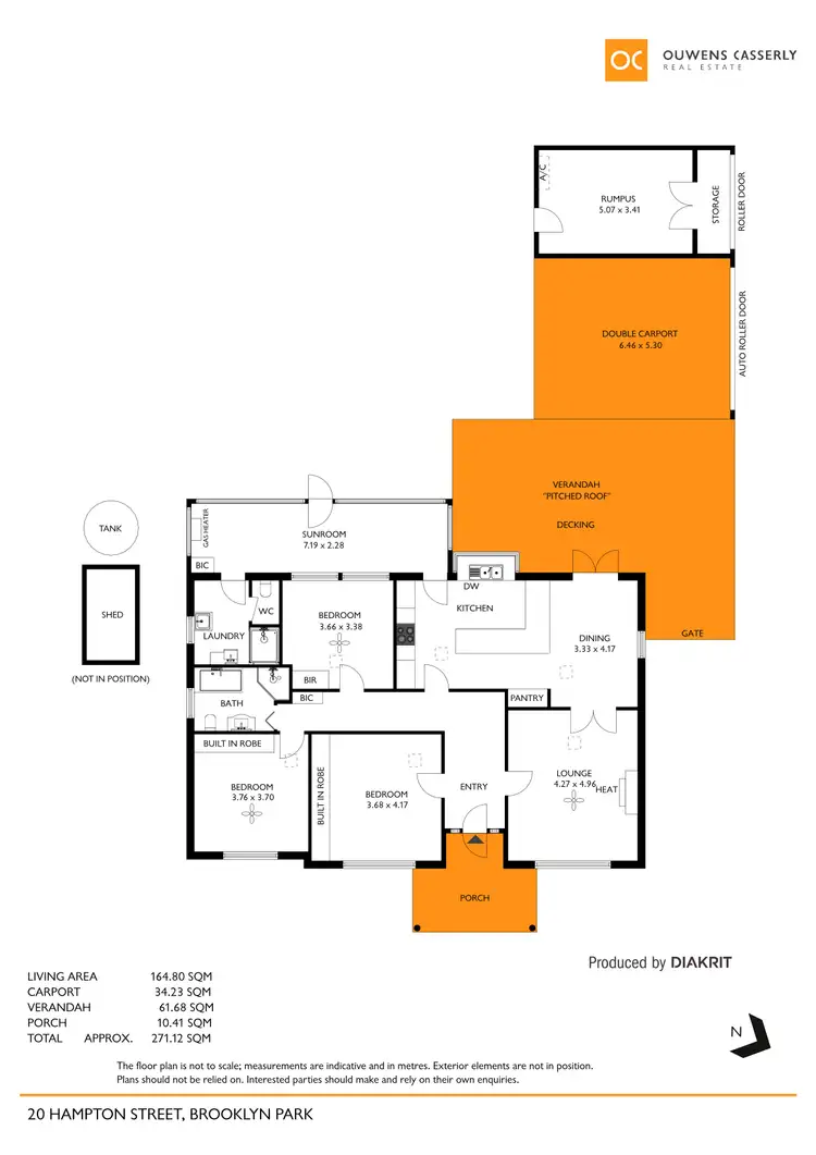 Floorplan of Homely house listing, 20 Hampton Street, Brooklyn Park SA 5032