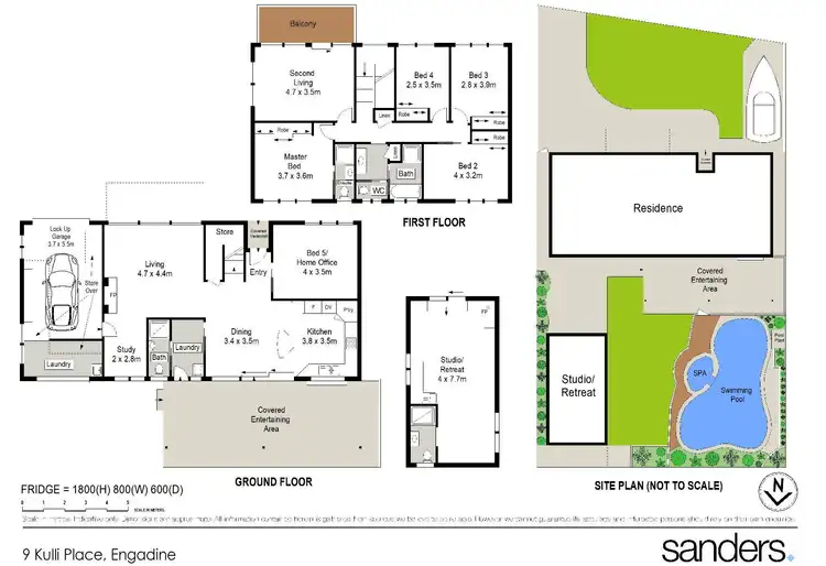 Floorplan of Homely house listing, 9 Kulli Place, Engadine NSW 2233