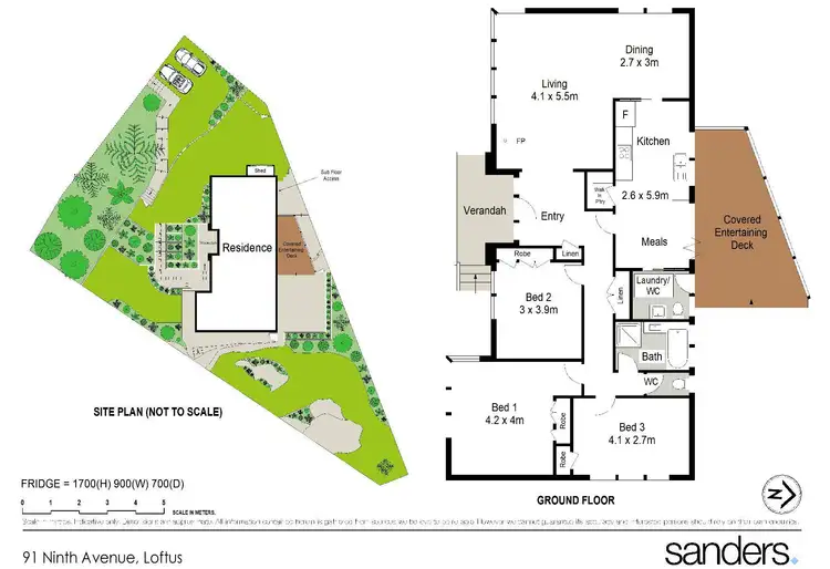 Floorplan of Homely house listing, 91 Ninth Avenue, Loftus NSW 2232