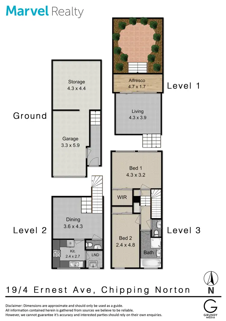 Floorplan of Homely unit listing, 19/4 Ernest Avenue, Chipping Norton NSW 2170