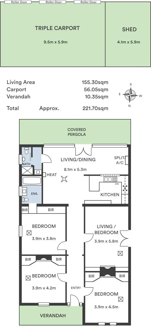 Floorplan of Homely house listing, 12 Darling Street, Medindie SA 5081