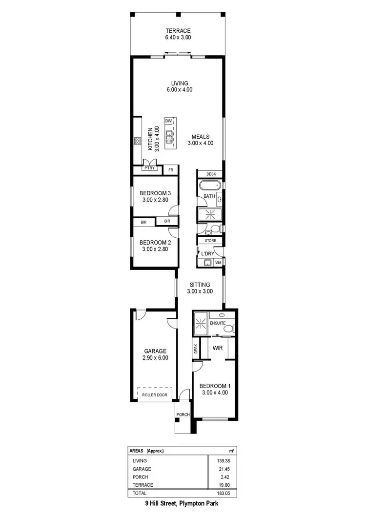 Floorplan of Homely house listing, 9a Hill Street, Plympton Park SA 5038