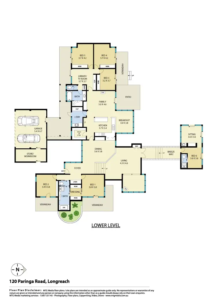 Floorplan of Homely house listing, 120 Paringa Road, Longreach NSW 2540