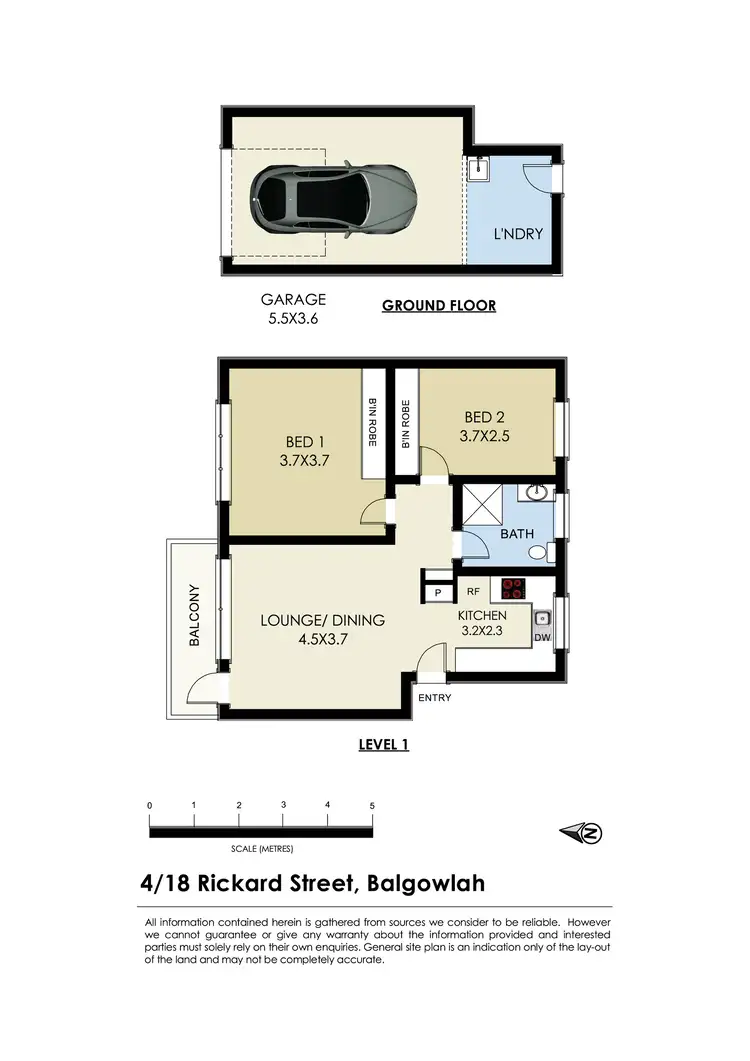 Floorplan of Homely apartment listing, 4/18 Rickard Street, Balgowlah NSW 2093