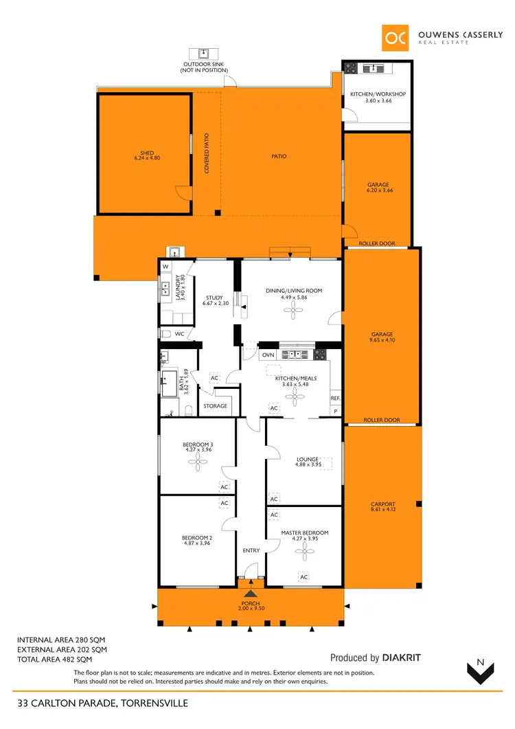 Floorplan of Homely house listing, 33 Carlton Parade, Torrensville SA 5031