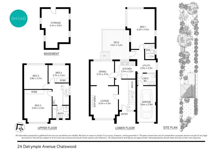 Floorplan of Homely house listing, 24 Dalrymple Avenue, Chatswood NSW 2067