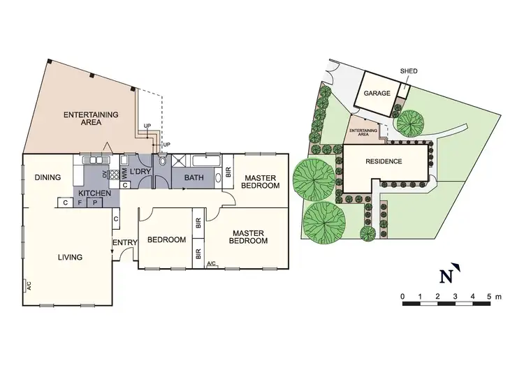 Floorplan of Homely house listing, 1 Keats Court, Boronia VIC 3155