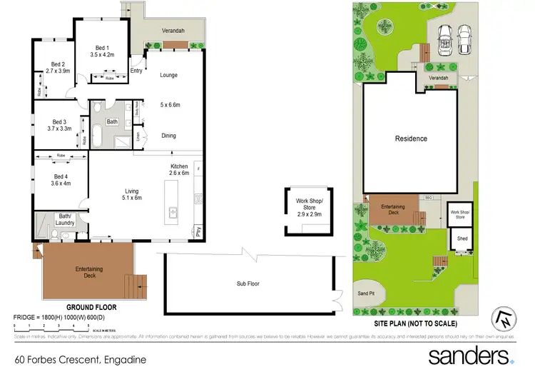 Floorplan of Homely house listing, 60 Forbes Crescent, Engadine NSW 2233