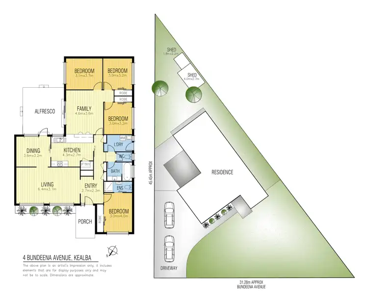 Floorplan of Homely house listing, 4 Bundeena Avenue, Kealba VIC 3021