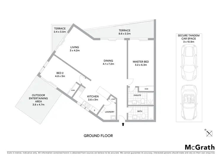 Floorplan of Homely apartment listing, 1/29 Clareville Avenue, Sandringham NSW 2219