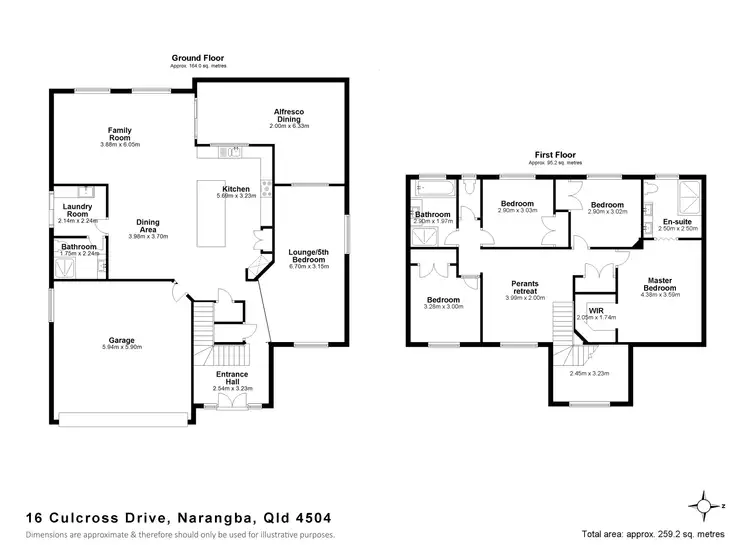 Floorplan of Homely house listing, 16 Culcross Drive, Narangba QLD 4504