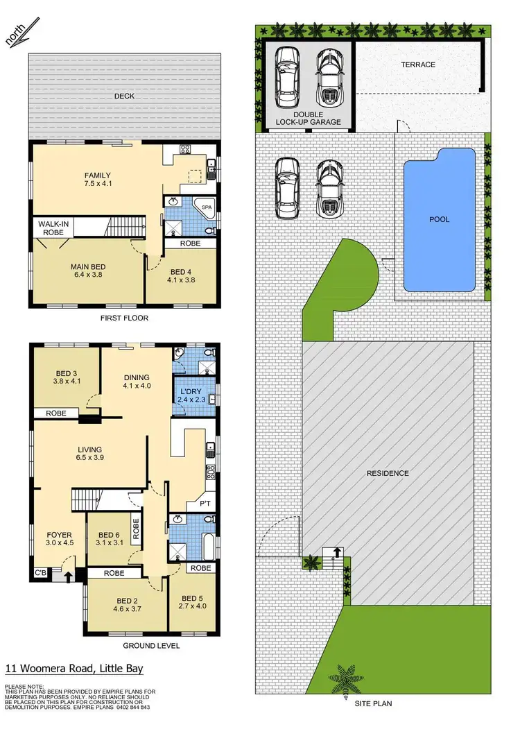 Floorplan of Homely house listing, 11 Woomera Road, Little Bay NSW 2036