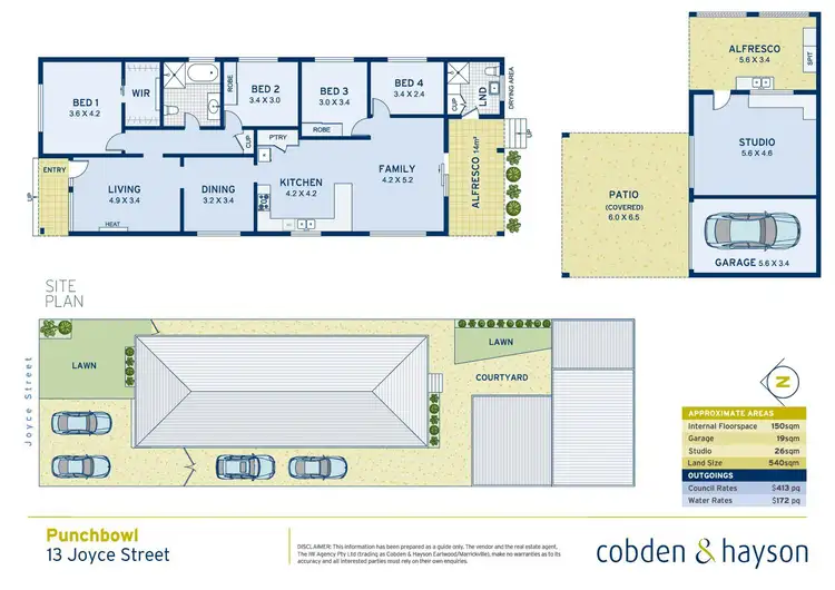 Floorplan of Homely house listing, 13 Joyce Street, Punchbowl NSW 2196