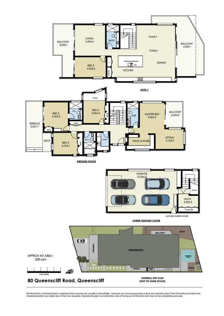Floorplan of Homely house listing, 80 Queenscliff Road, Queenscliff NSW 2096