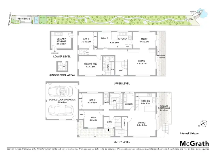 Floorplan of Homely house listing, 126 Lugarno Parade, Lugarno NSW 2210