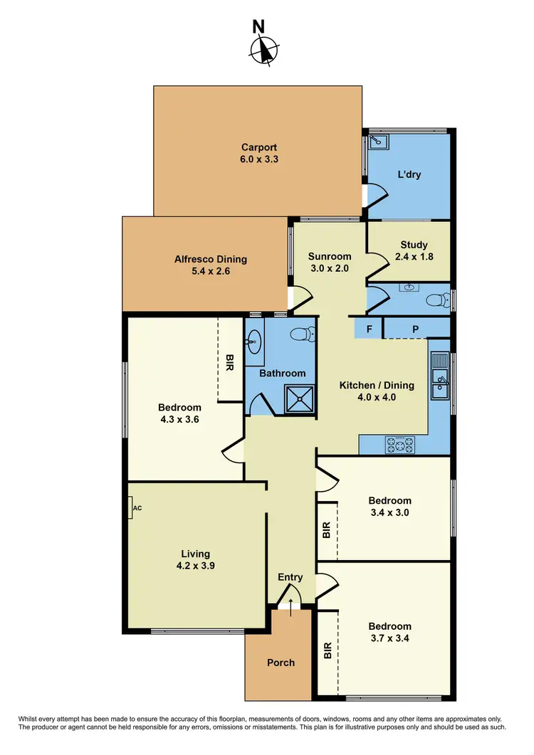 Floorplan of Homely house listing, 28 Balcombe Street, Sunshine North VIC 3020