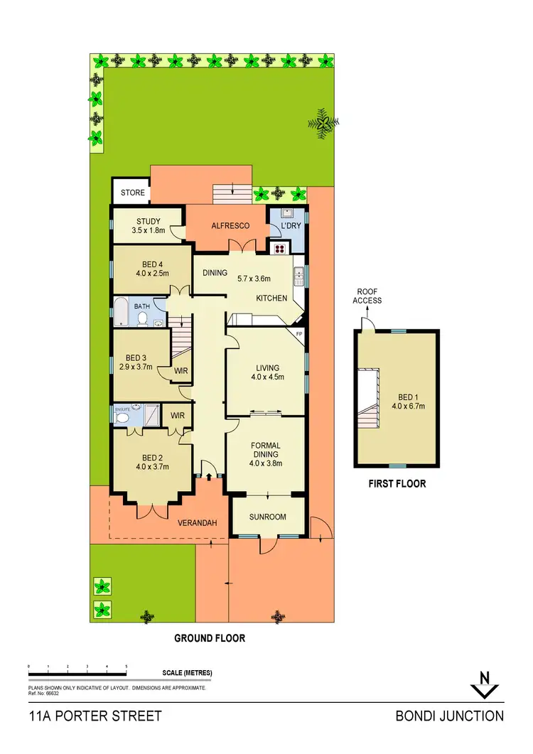 Floorplan of Homely house listing, 11A Porter Street, Bondi Junction NSW 2022