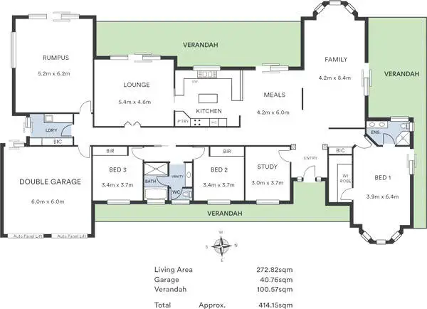 Floorplan of Homely house listing, 888 Forktree Road, Carrickalinga SA 5204